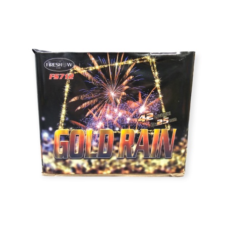 Combinatie de Comete Gold Rain, 42 Focuri, Calibru 25 Mm, Categorie T1