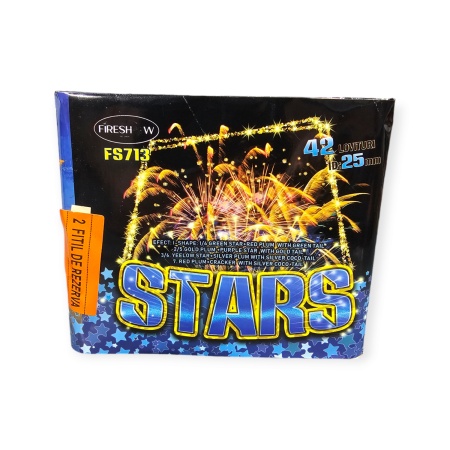 Combinatie de Comete Stars, 42 Focuri, Calibru 25 Mm, Categorie T1