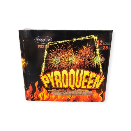 Combinatie de Comete Pyroqueen, 42 Focuri, Calibru 25 Mm, Categorie T1