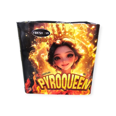 Combinatie de Comete Pyroqueen, 42 Focuri, Calibru 25 Mm, Categorie T1